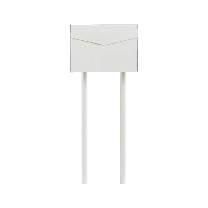 MEFA postkasse Letter 112 hvid mat/blank
